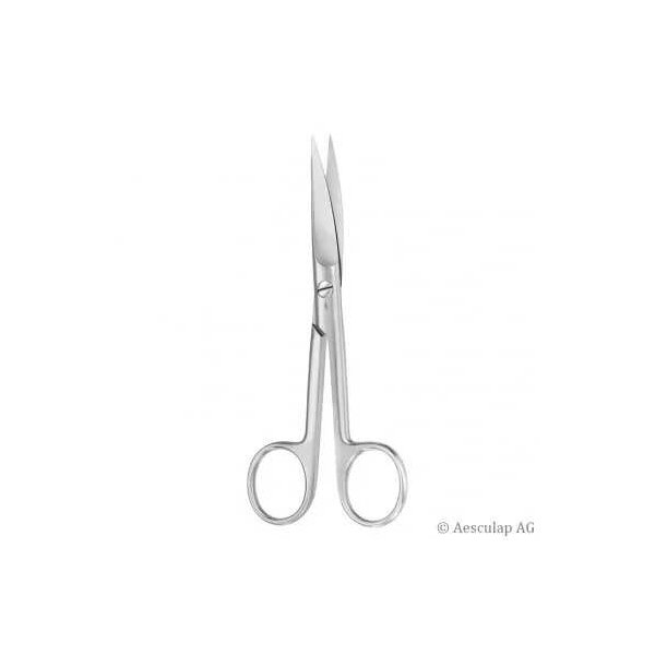 chirurgische Schere, gebogen, spitz/spitz,14,5 cm