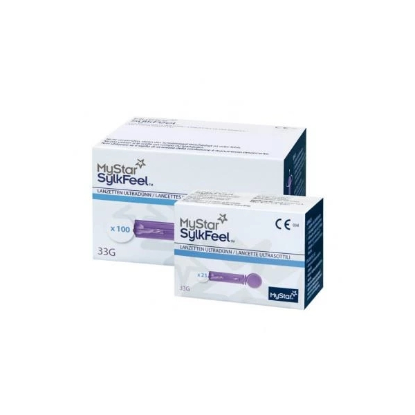 MyStar SylkFeel Lanzetten 28G  25 St&uuml;ck