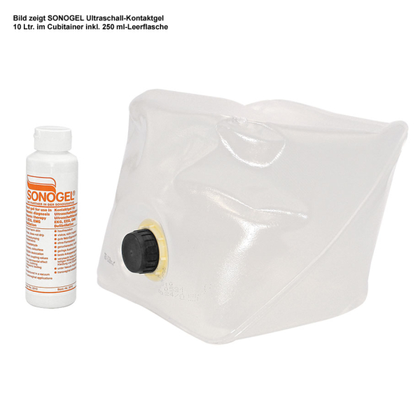 SONOGEL K 5kg Cubitainer mit Leerflasche