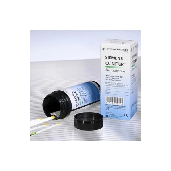 Clinitek Microalbumin 2 Harnteststreifen VE = 25 St&uuml;ck