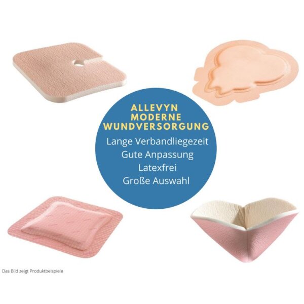 Allevyn Tracheostomy 9 x 9 cm, steril, Wundverband VE = 10 Stück