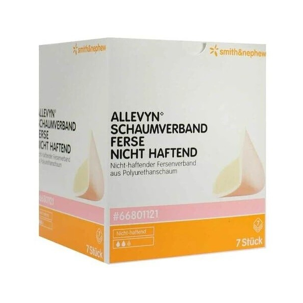 Allevyn Silber Schaumverband Ferse n.haftend 10,5x13,5cm 7 Stück