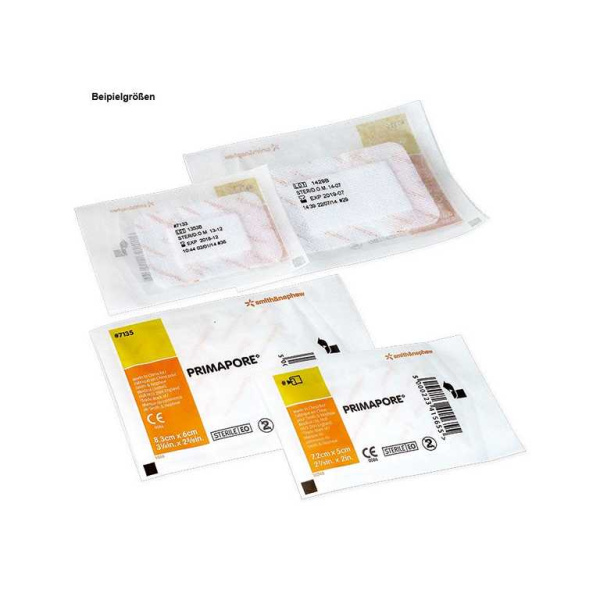 Primapore steril, 8,3 x 6 cm Vliesstoffverband 50 Stück