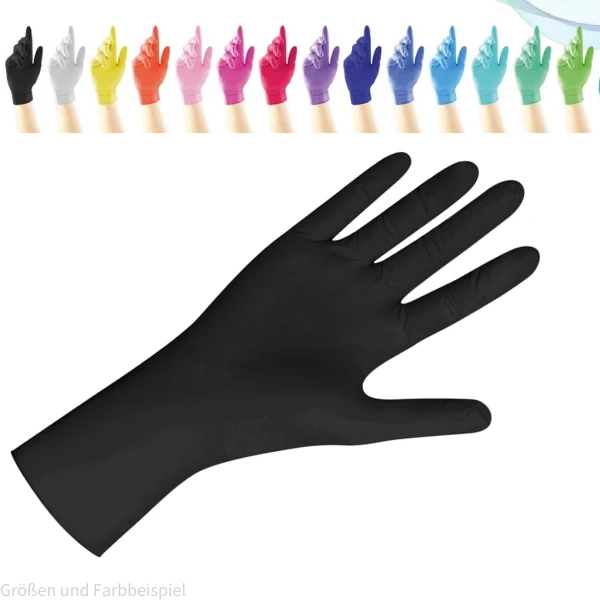 Nitril Handschuh Style -S-Lemon unsteril puderfrei  100 St&uuml;ck