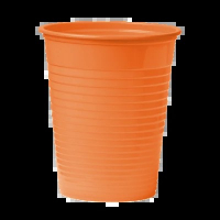 Mundspülbecher 180ml 100 steril orange PP