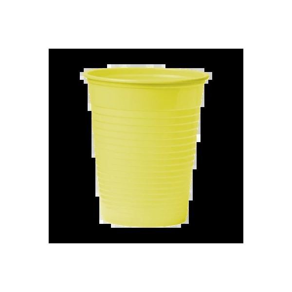Mundspülbecher 180ml 100 steril gelb PP