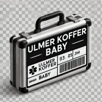 Schild für Ulmer Koffer "Baby"