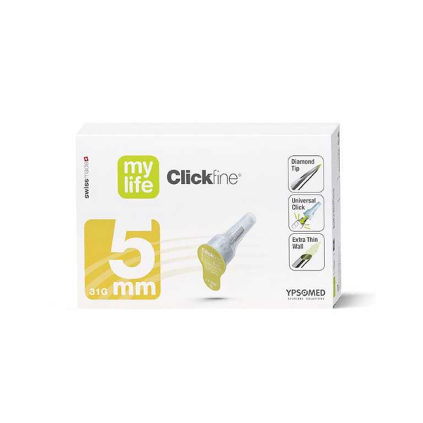 mylife Clickfine DiamondTip Pen-Nadeln 0,25 x 5 mm 100 Stück