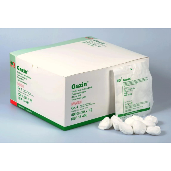 Schlingazetupfer steril 25x2,5cm, eigro&szlig;, Packung a 35x4 St&uuml;ck