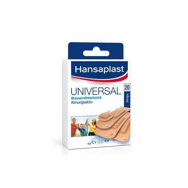 Hansaplast Universal Strips,4 Größen 20 Stück