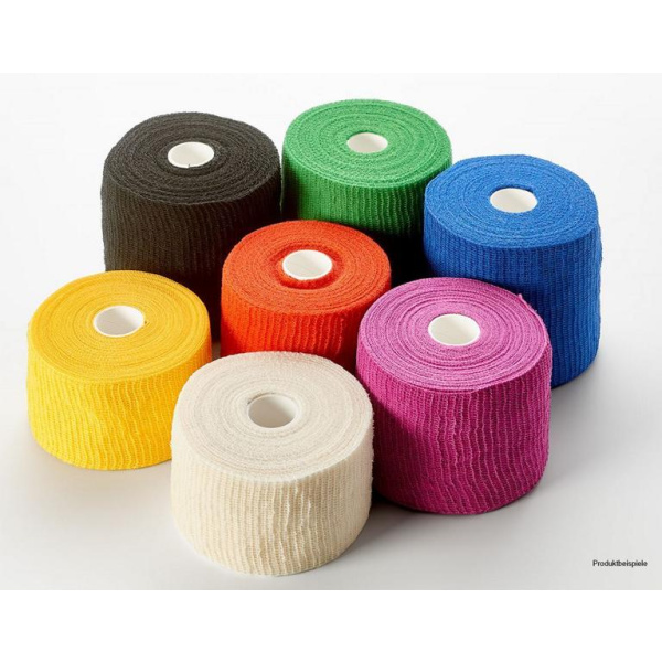 Kohäsive, elastische Fixierbinde 8cm x 20m, KREPP, ROT