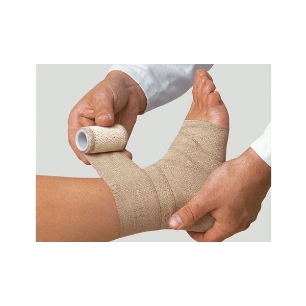 Pflasterbinde 6cm x 2,5m, hypoallergen, l&auml;ngs- und querelastisch, kurzer Zug