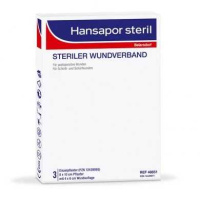 Hansapor steril 8x10cm  3 Stück