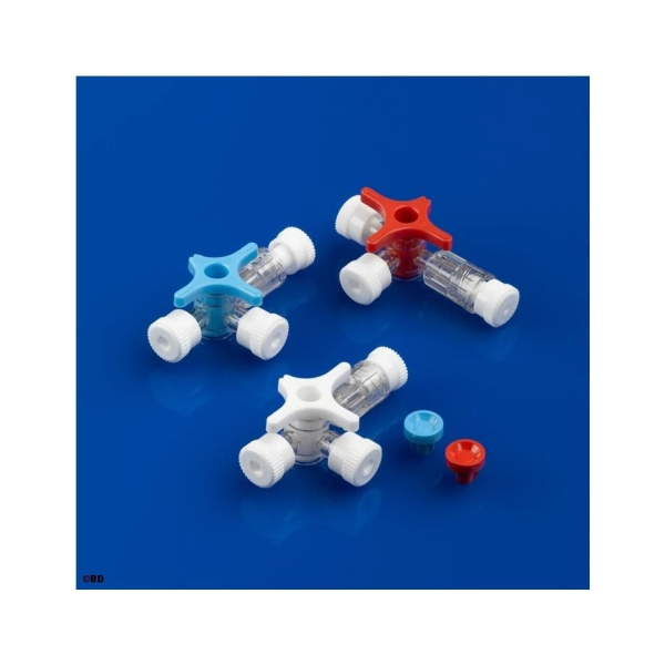 Connecta 3-Wege-Hahn wei&szlig;, 50 Verl&auml;ngerungsschl, 15cm, 0,3ml