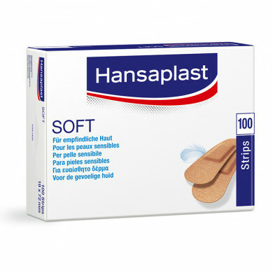 Hansaplast SOFT Strips 19cmx72cm  100 Stück