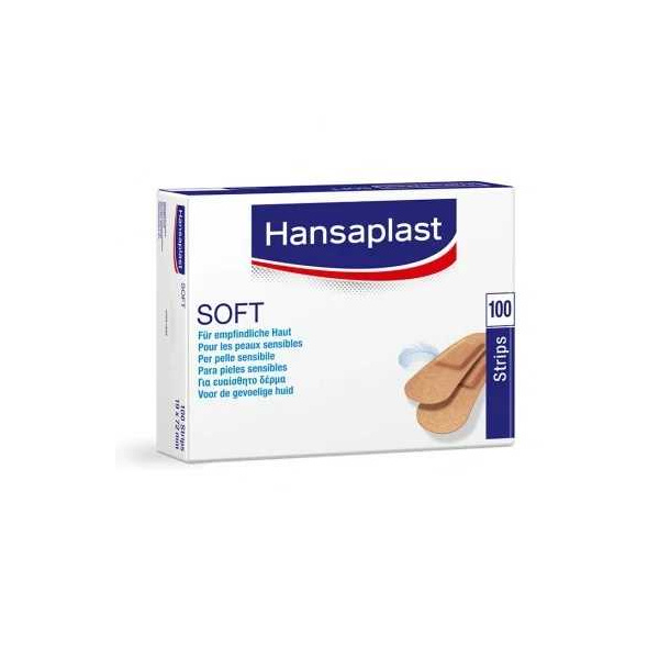 Hansaplast SOFT Strips 3cmx72cm  100 Stück