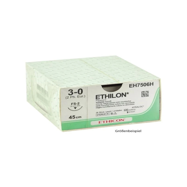 Ethilon FS-3, USP 6-0, Metric 0,7, 45cm,  36 St&uuml;ck