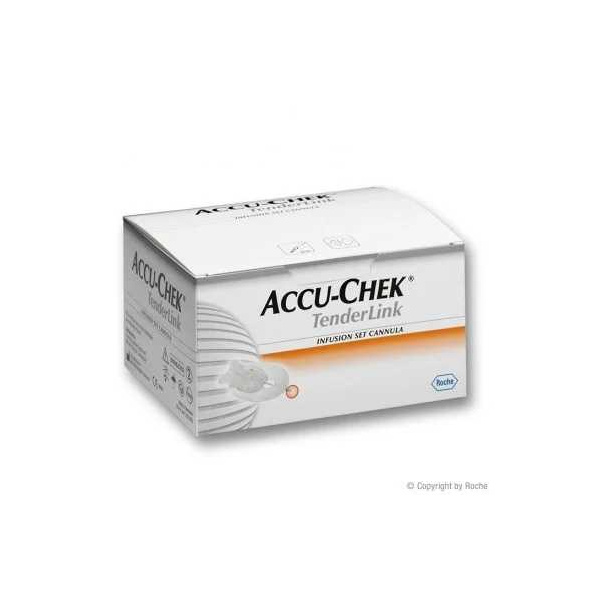 Accu-Chek TenderLink Infusionsset: 17 mm Kanüle, 80 cm Schlauch 10 Schläuche und 10 Kanülen