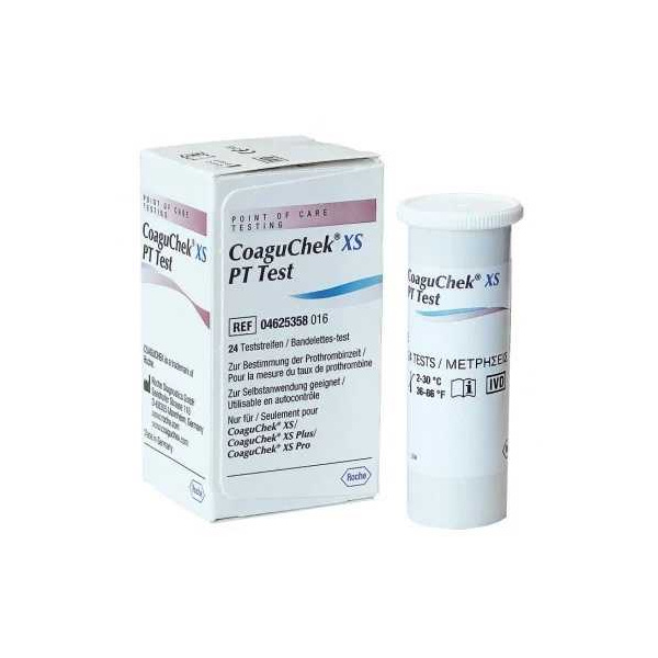 CoaguChek XS PT Test 24 T. - ohne PZN -