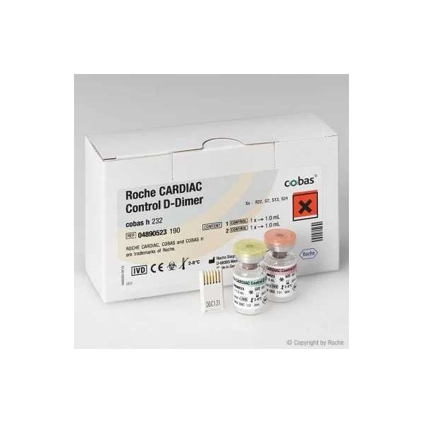 Roche CARDIAC Control D-Dimer 2 x 1 ml  **Kühlware**