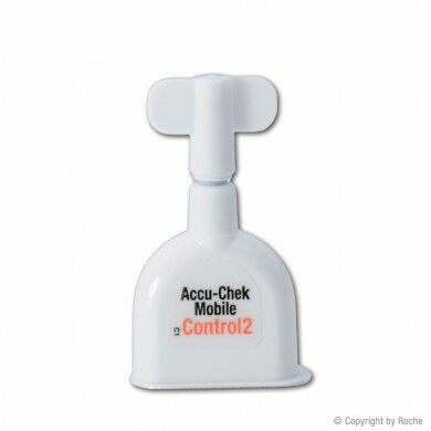 Accu-Chek Mobile GlukoseKontrolllösung 1x4 Control  2 Stück