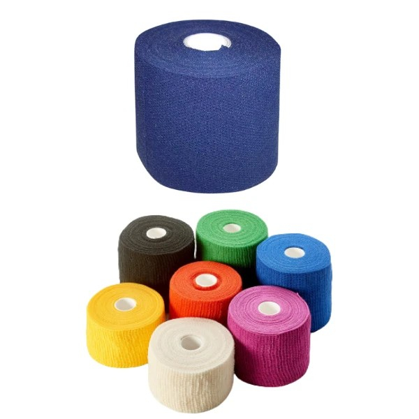 Nika Mull Haft Color, 8cmx20m, kohä. elast. Fixierbinde, blau