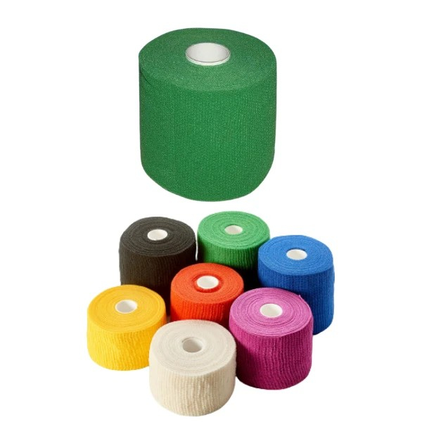 Nika Mull Haft Color, 8cmx20m, kohä. elast. Fixierbinde, grün