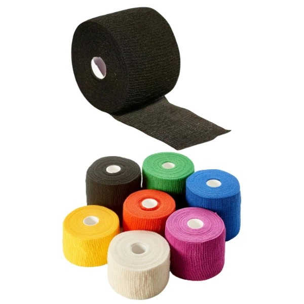 Nika Mull Haft Color, 8cmx20m, kohä elast Fixierbinde,schwarz