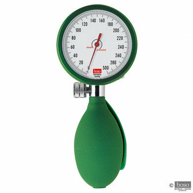boso clinicus I Blutdruckmessgerät grün Einschlauch mit Klettenmanschette Ø 60mm