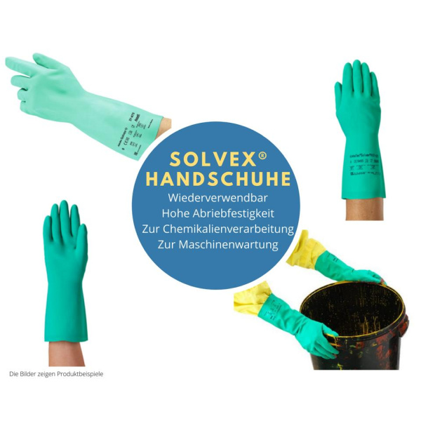 Chemikalienschutzhandschuhe Sol-Vex Nitril verschiedene Größen