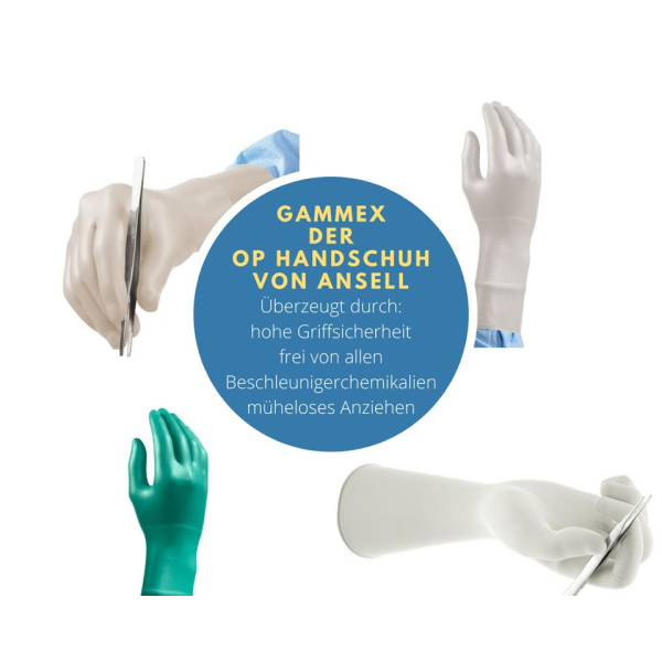 Gammex Latex Underglove grün steril puderfrei verschiedene Größen