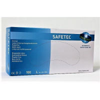 Latex Handschuhe Safetec puderfrei und unsteril verschiedene Größen