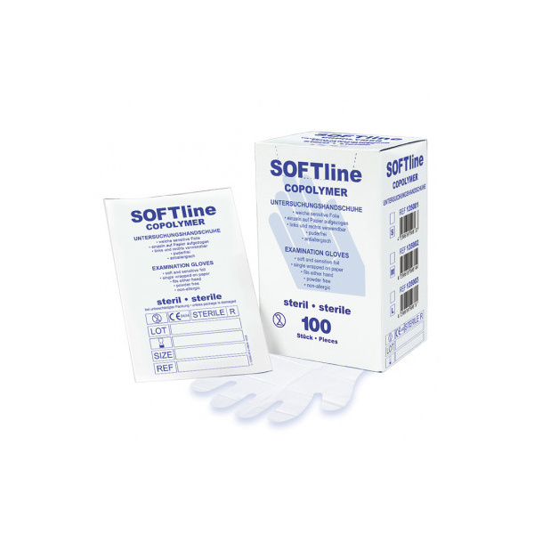 SOFT line Copolymer Handschuhe steril 100 Stück verschiedene Größen