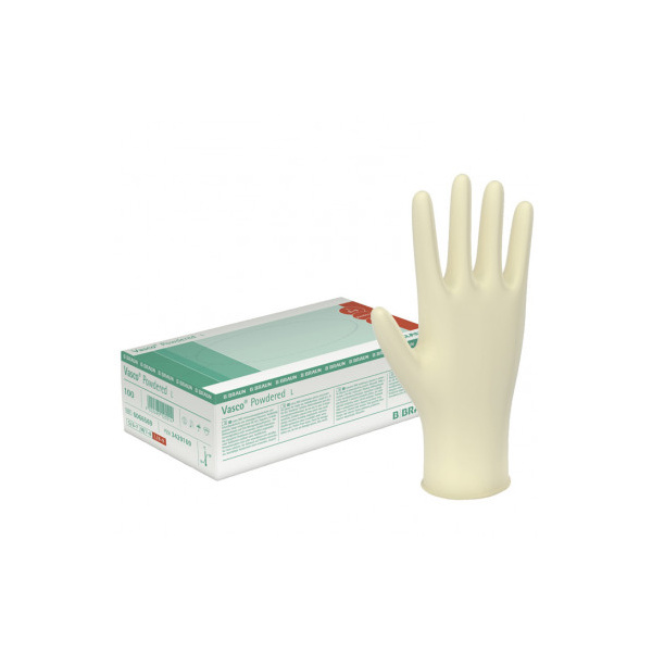 VASCO Powdered Handschuh Latex unsteril verschiedene Größen