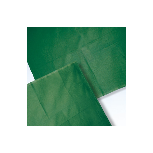 Abdecktuch 80 x 80 cm forstgrün 100 % Baumwolle