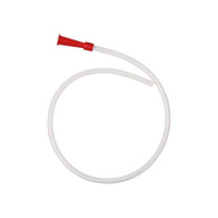 Absaugkatheter Ch. 18 steril ca. 50 cm, gerade, rot