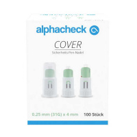 alphacheck COVER Sicherheits-Pen-Nadeln 31 G x 4 mm 100...