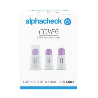 alphacheck COVER Sicherheits-Pen-Nadeln 31 G x 5 mm 100...