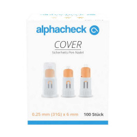 alphacheck COVER Sicherheits-Pen-Nadeln 31 G x 6 mm 100...