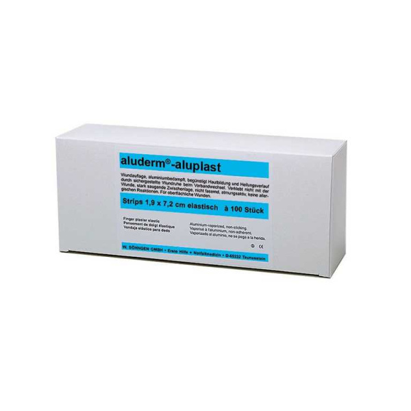 aluderm-aluplast Strips elastisch ca. 1,9 x 7,2 cm 100 Stück