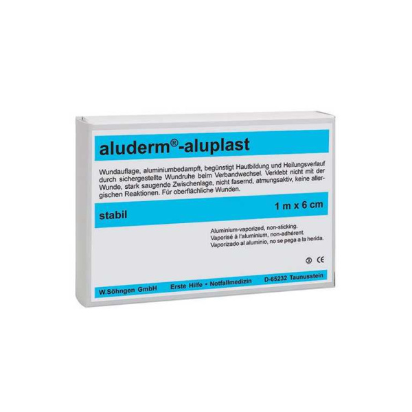 aluderm-aluplast Wundpflaster stabil ca. 10 x 6 cm 10 Stück