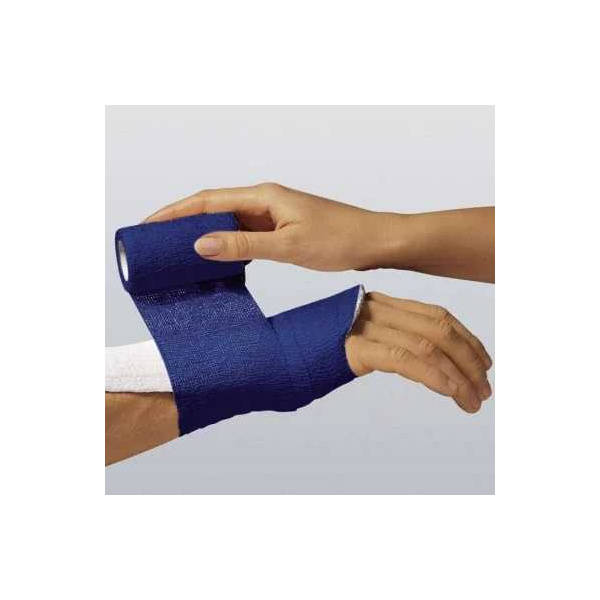 Elastomull haft color Fixierbinde,20 m x 10 cm, blau