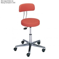 Arbeitsstuhl mit gro&szlig;er R&uuml;ckenlehne...
