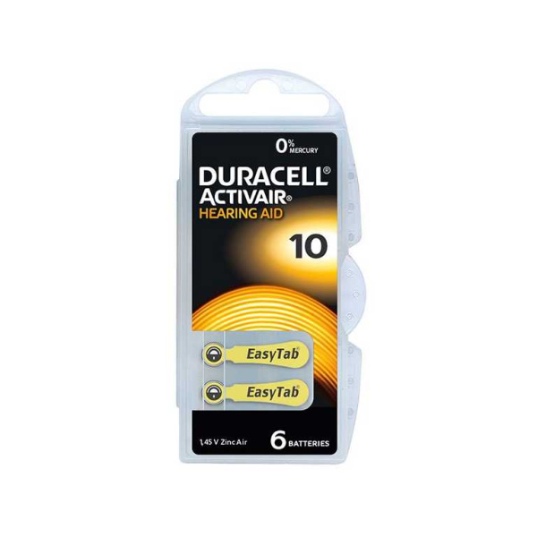 Batterie Activair Typ DA 230/10, 1,45 V für Hörgeräte