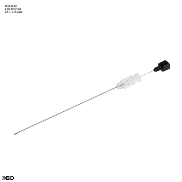 BD Spinalkanülen 22 G x 5,0,7 x 130 mm, schwarz 10 Stück