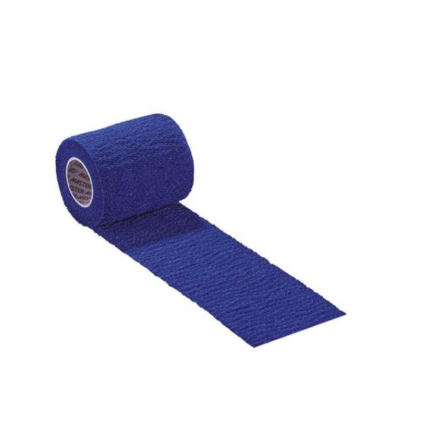 BLU GRIP MasterAid Haftfixierbinde blau 8 cm x 4,5 m