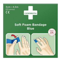 Cederroth Soft Foam Bandage Blue selbstklebendes Pflaster...