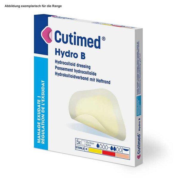 Cutimed Hydro B Hydrokolloidverband, 7,5 x 7,5 cm, steril VE = 5 Stück 7263533