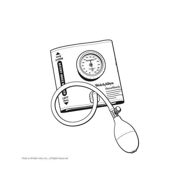 DuraShock Aneroid Sphygmomanometer DS44,mit bunter Kindermanschette ohne Etui