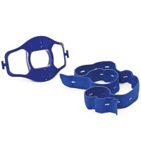 Einmal-Beißringe Ø 22 mm blau,unsteril mit...